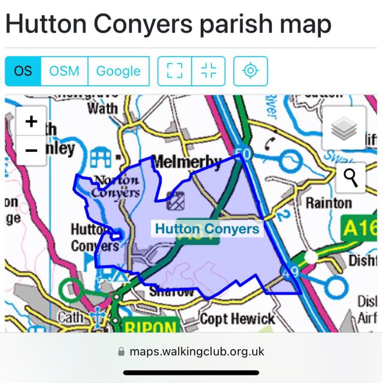 Hutton Conyers Parish Map