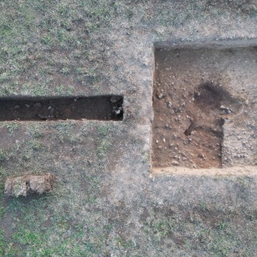 Test pit 9 and test pit 9a